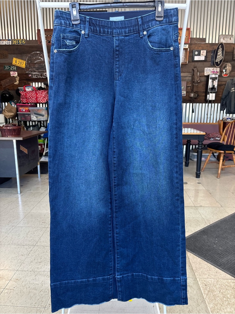 Westbound Dark Blue Women’s Jeans with Subtle Distress